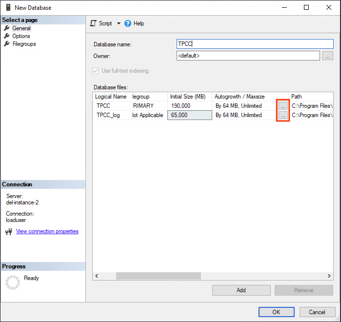 Setting Autogrowth limits