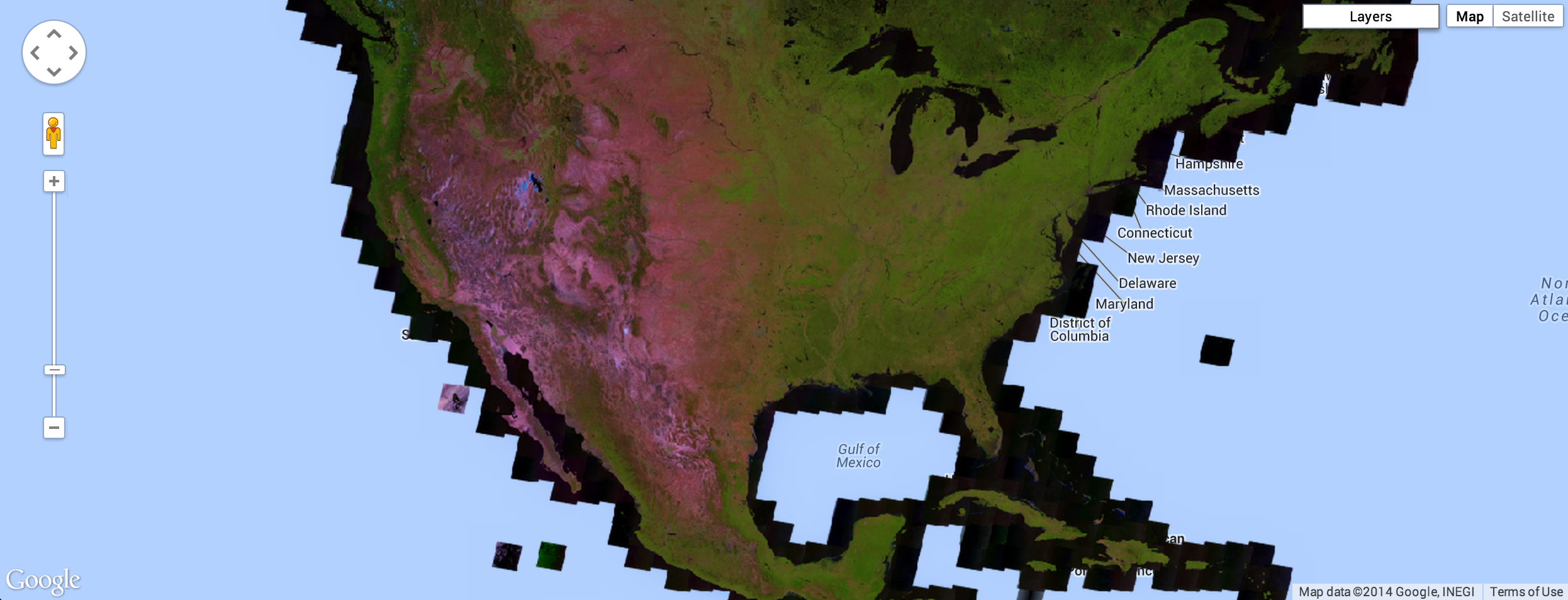 US false color