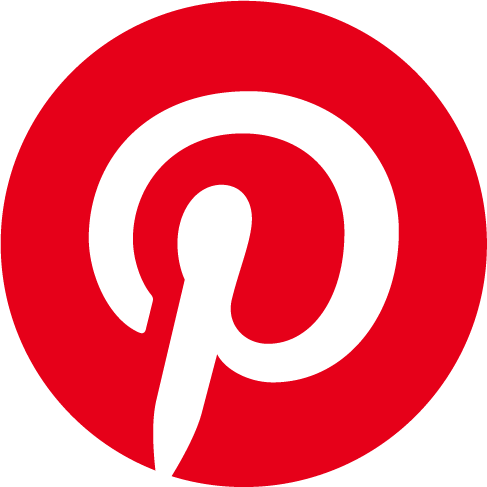 Pinterest logo.