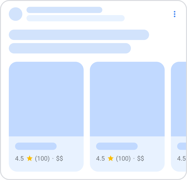 New carousel rich result